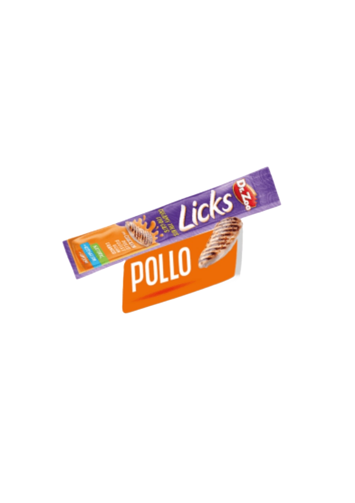 Dr. Zoo Licks frango, 4 × 15 g