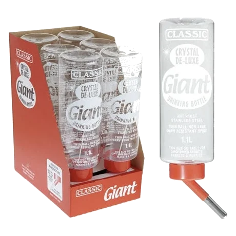 Bebedouro para roedores Classic Deluxe T5 Giant Bottle 1100 ml