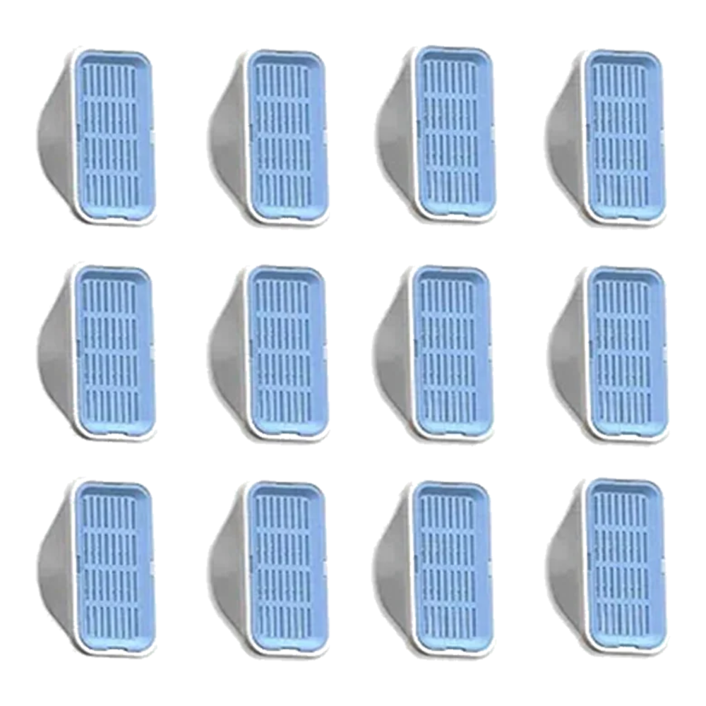 12 filtros de substituição para fonte de água para gatos sem fios de 3,2 L