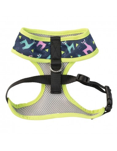 Peitoral para cães FuzzYard No Probllama em lycra respirável, tamanho XL