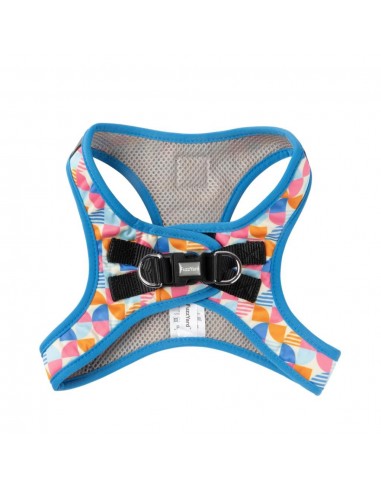Peitoral step-in para cães FuzzYard Fresh Zest, respirável e refletor