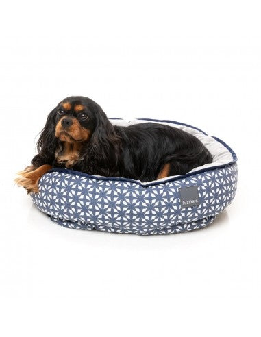 Cama oval reversível para cães FuzzYard Porto (tamanho M)