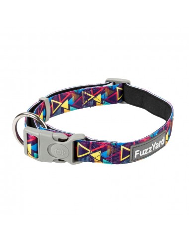 Coleira em neopreno para cães FuzzYard Prism (tamanho L)
