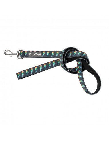 Trela em neopreno para cães FuzzYard Volt! (tamanho L)