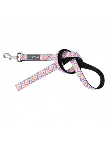 Trela em neopreno para cães FuzzYard Bubblegum Burst (tamanho L)