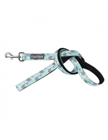 Trela em neopreno para cães FuzzYard Mint Fizz (tamanho L)
