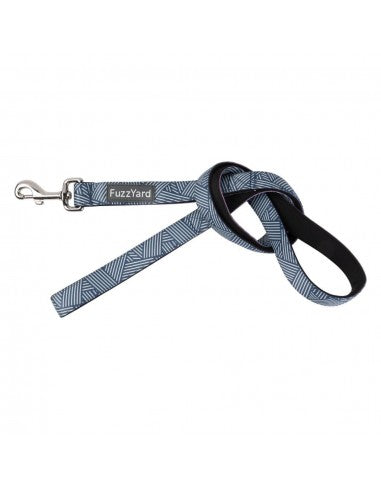Trela em neopreno para cães FuzzYard Thornbury Aegean Blue (tamanho L)