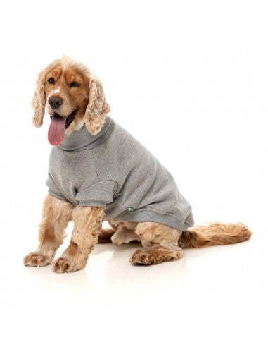 Camisola de gola alta para cão FuzzYard Stevie 25 cinzenta
