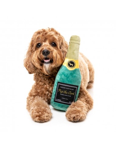 Peluche para cães FuzzYard garrafa Pup The Cork com apito