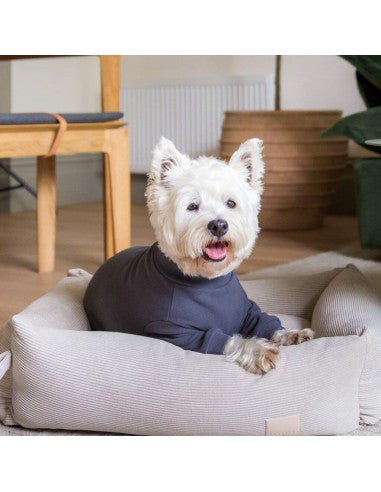 Pijama macio para cães FuzzYard Life Slate Grey