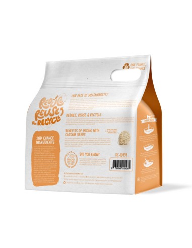 Areia aglomerante para gatos Kit Cat 2nd Chance ervilha e iúca 7 L