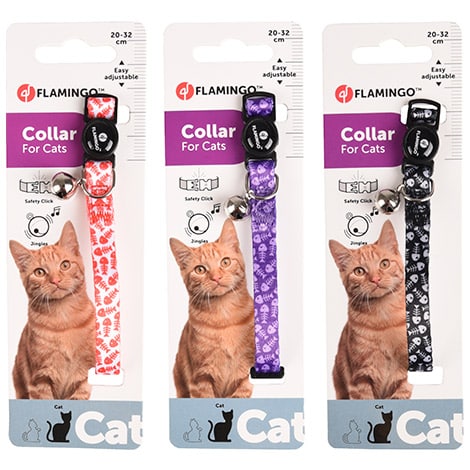 Coleira para gatos Loulou, 20–32 cm, 10 mm, sortido – imagem 2
