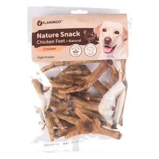 Patas de frango Flamingo, snacks para cães 200 g