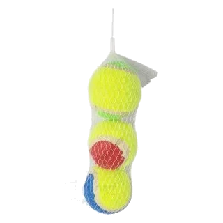 Bolas de ténis para cães 6,5 cm, pack de 3