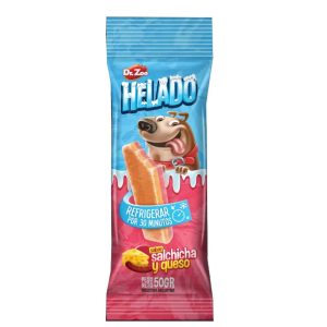 Gelado para cães Doctor Zoo salsicha e queijo