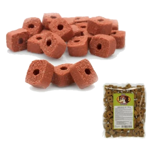 Snacks semi-húmidos sabor vaca para cães, 500 g