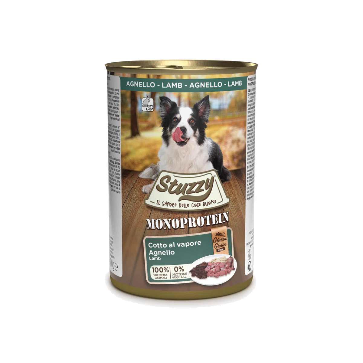 Comida húmida para cães Stuzzy Monoprotein borrego