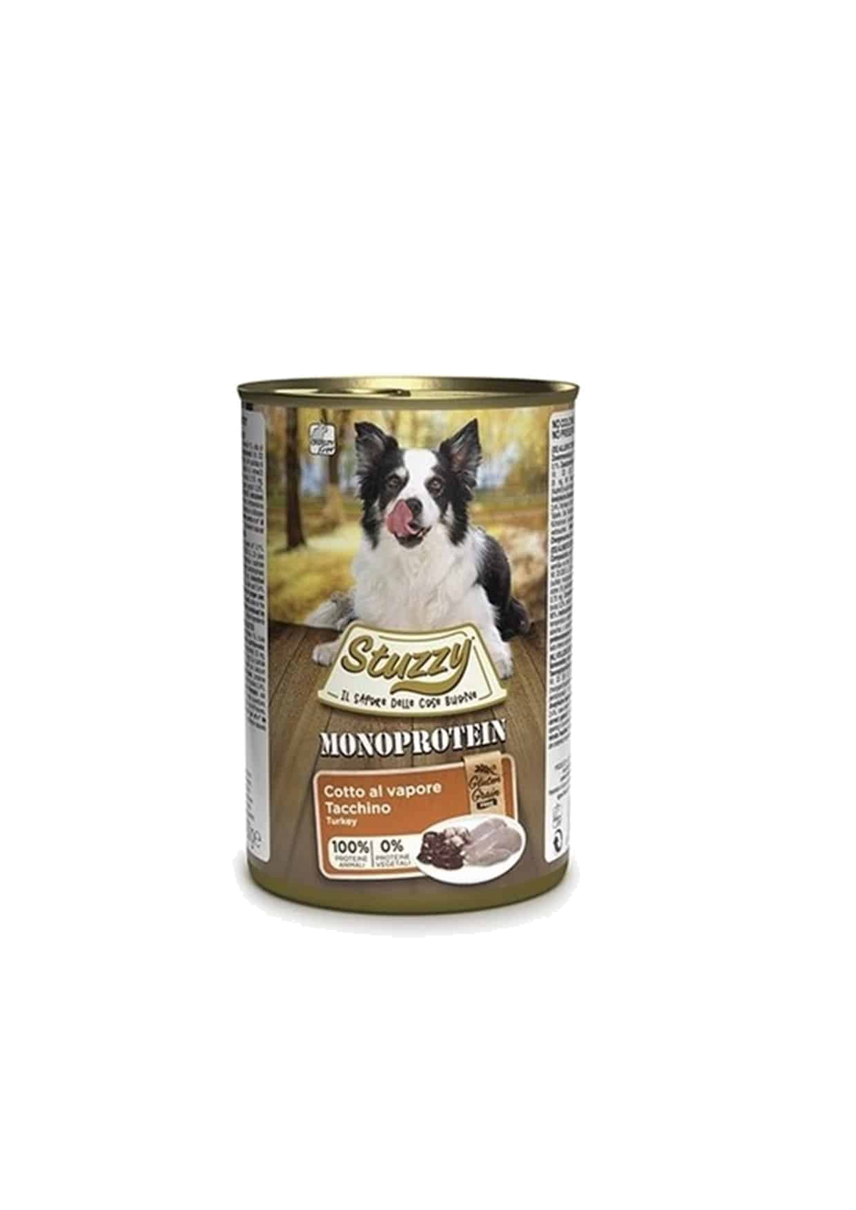 Comida húmida para cães Stuzzy Monoprotein peru