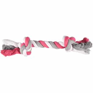 Osso de corda Flamingo para cães, 40 cm, tamanho L