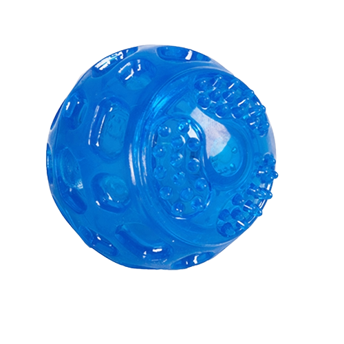 Bola de TPR com luz LED para cães 7,5 cm