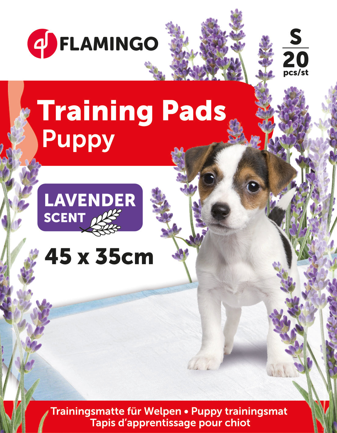 Resguardos de treino para cães T1 aroma a lavanda