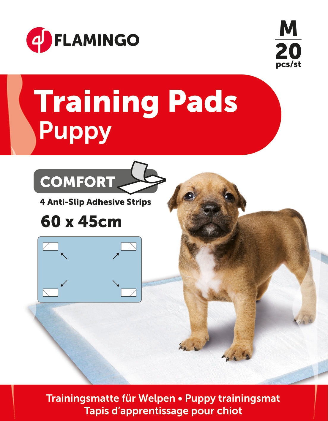 Resguardos Comfort para cães com tiras adesivas antiderrapantes, tamanho 2