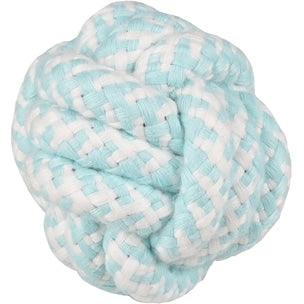 Bola de corda verde para cães, 6 cm