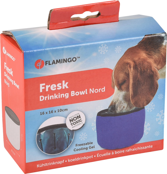 Bebedouro de viagem refrescante para cães