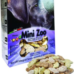 Biscoitos Mini Zoo Mix para cães, 2 kg