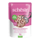 Comida húmida para gatos Schesir atum com frango e fiambre, saqueta 85 g