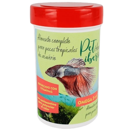 Comida em flocos para peixes tropicais 1200 ml