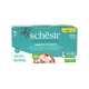 Comida húmida para gatos Schesir atum com dourada, 6 × 50 g, multipack
