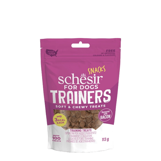 Schesir Snack Trainers snacks de treino bacon, 283 g
