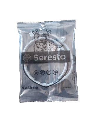 Coleira antiparasitária Seresto Bayer para cães com menos de 8 kg