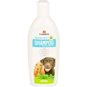 Champô para cães com extrato de ervas e óleo de macadâmia