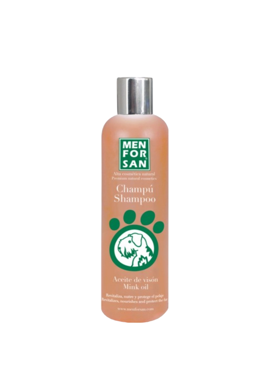Champô para cães Menforsan com óleo de vison, 300 ml