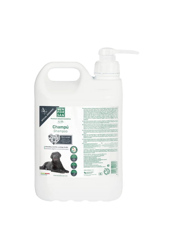 Champô Menforsan para cães de pelo preto