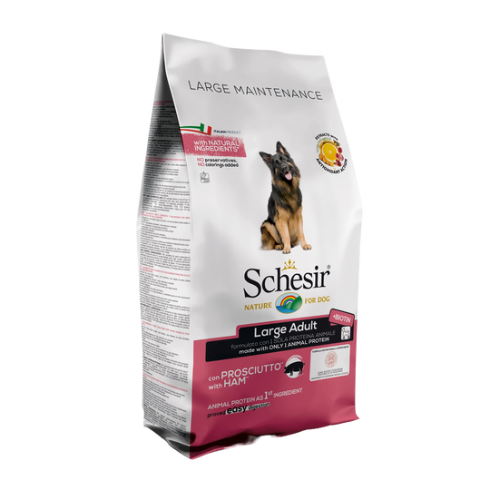 Ração para cães Schesir Large fiambre, 12 kg
