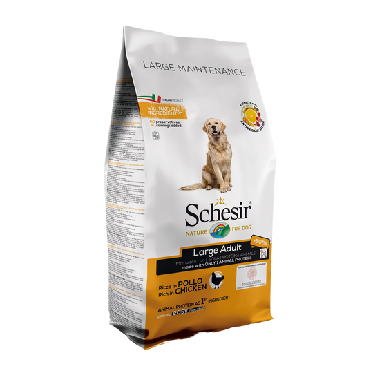 Ração para cães Schesir Large frango, 12 kg