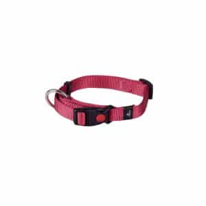 Coleira para cães Art Sportiv Plus, tamanho 2, 15 mm, vermelho-cereja