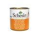 Comida húmida para gatos Schesir atum com cenouras, lata 285 g
