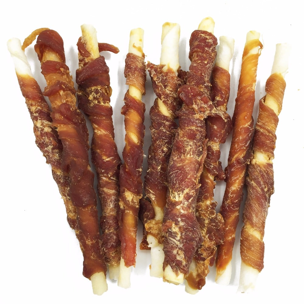 Palitos enrolados em pato, 20 cm, 400 g