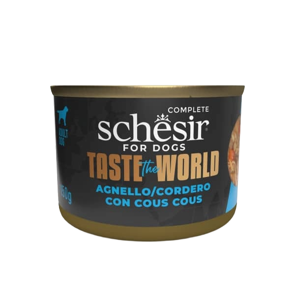 Comida húmida para cães Schesir borrego com cuscuz, 150 g