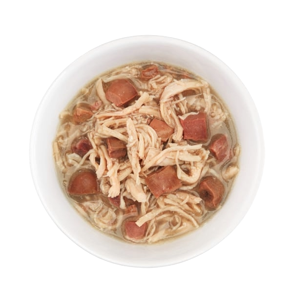 Comida húmida para gatos Schesir After Dark frango, 80 g