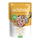 Comida húmida para gatos Schesir atum e filetes de frango, saqueta 85 g