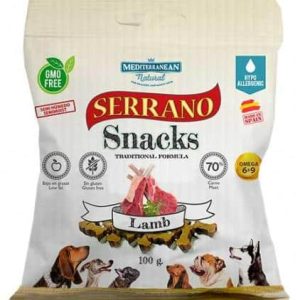 Snacks Serrano Snacks sabor borrego, 100 g