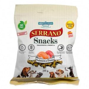 Snacks Serrano Snacks salmão e atum, 100 g