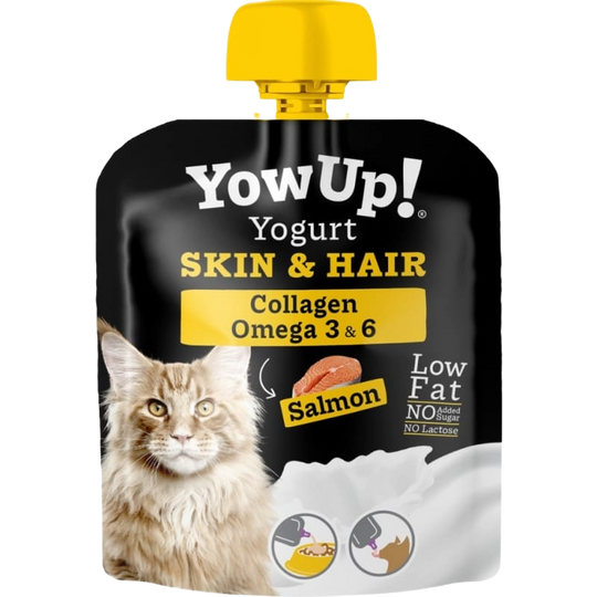 Iogurte YowUp pele e pelo para gatos, 85 g