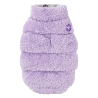 Casaco de peluche para cães FuzzYard The Vaucluse lilás