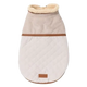 Casaco com forro sherpa para cães FuzzYard Ivanhoe marfim